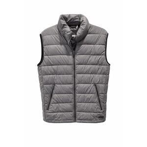 Calvin Klein Gray Puffer Vest Men’s Large Water Resistant Full Zip Lightweight